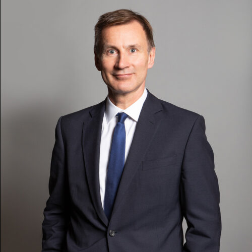 Jeremy Hunt for the Department of Health copy